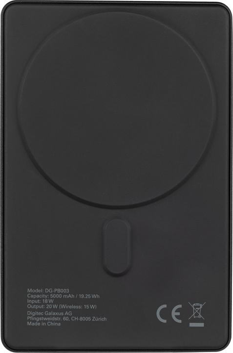 Productafbeelding Digitec Magnetische Powerbank (5000 mAh, 20 W, 19.25 Wh)