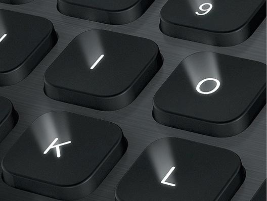 Produktbild Logitech Bluetooth Illuminated Keyboard K810 (CH, Kabellos)
