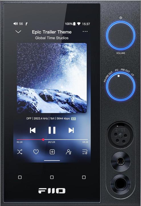 Image du produit FiiO R7 (USB-DAC, Écran, Micro, commutateur de gain, Bluetooth, WiFi)