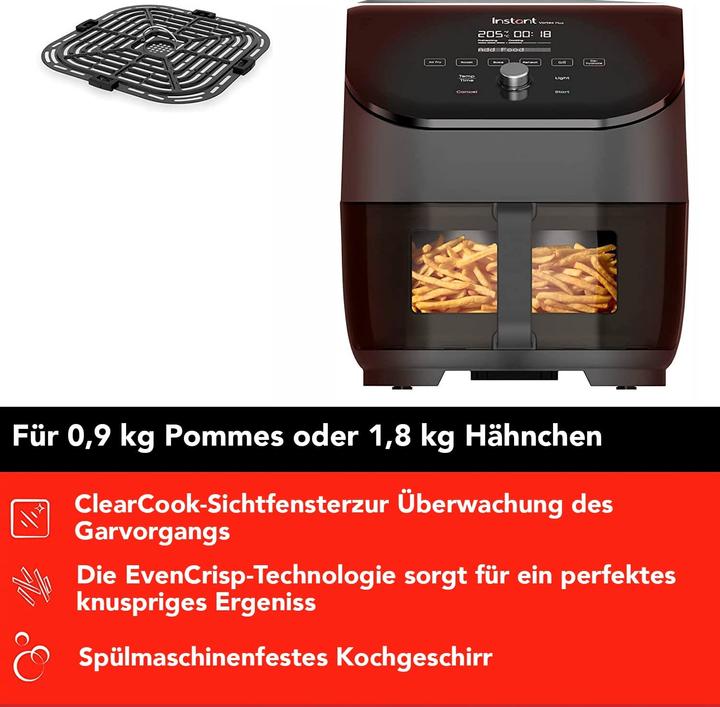 Immagine prodotto Instant Pot Friggitrice ad aria calda digitale da 5,7 l
