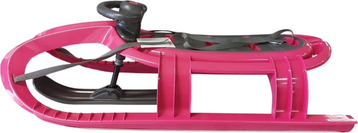 Immagine prodotto KHW Sledge Snow Tiger rosa 105x27x47 cm, 2,9 kg, carico massimo 60 kg, a partire da 6 y.