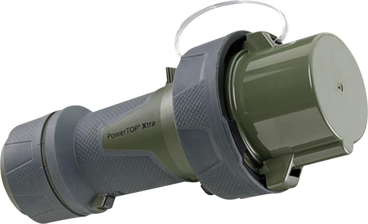 Mennekes CEE-Stecker PowerTOP Xtra TM, 63 A, bronzegrün, IP67 (CEE 16/3)