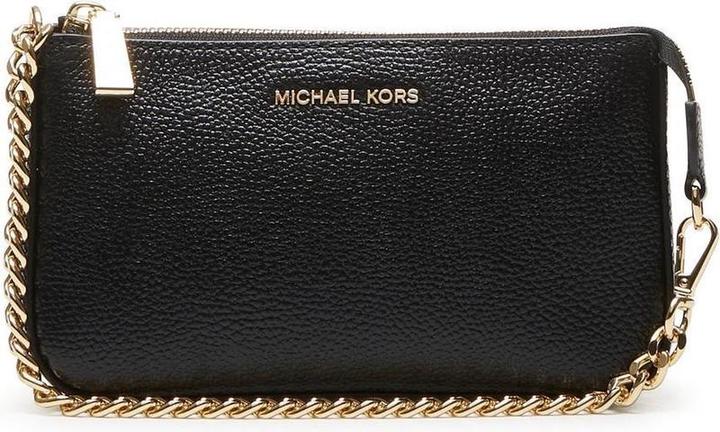 Michael Kors Chain Pouchette M Dames Crossbodytas - Zwart