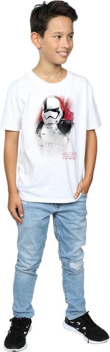 Actual product image Star Wars Boys The Last Jedi Stormtrooper Brushed T-Shirt (140, 146)