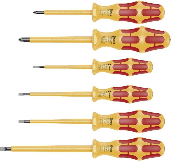 Produktbild Wera 1060 i/1065 i/6 (Pozidriv-Kreuzschlitz (PZ), Schlitz)