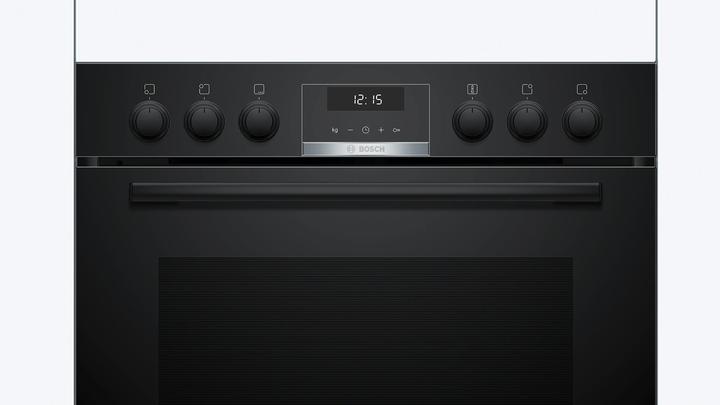 Produktbild Bosch Hausgeräte Built-in cooker set, HEG517BB4 + NVQ645CB6E, Built-in cooker, Induction hob, HND617LS62