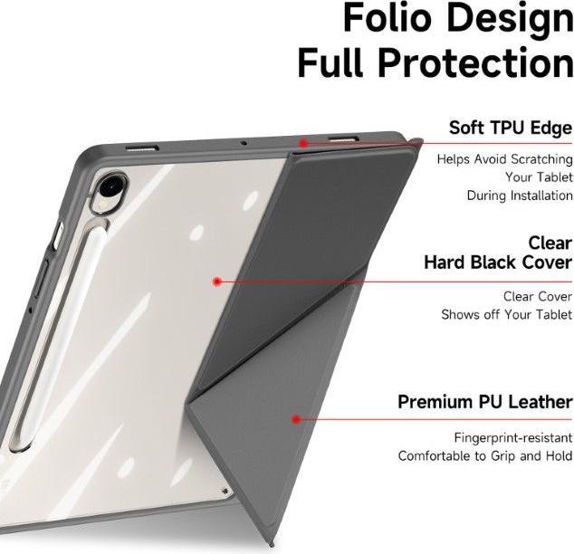 Actual product image Dux Ducis Magi Series Bookover (Galaxy Tab S9, Galaxy Tab S9 FE)