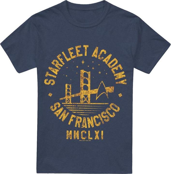 Actual product image Unisex Adult Bridge Collegiate T-Shirt (S)