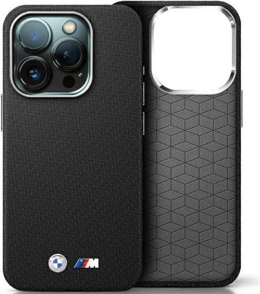 BMW BMHCP16X23PUFWKEV iPhone 16 Pro Max 6.9" czarny/black hardcase M Edition Kevlar wrapped metal (Apple iPhone 16 Pro Max)
