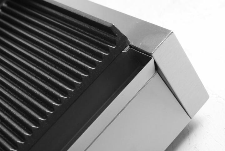 Image du produit Hendi Gril à panini, rainuré en haut, lisse en bas