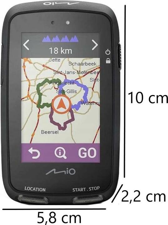 Image du produit Mio Ordinateur de vélo sans fil Cyclo Discover Pal (2.8 pouces)