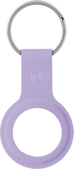 Immagine prodotto Crong Custodia in silicone con portachiavi - Brelok do Apple AirTag (fioletowy)