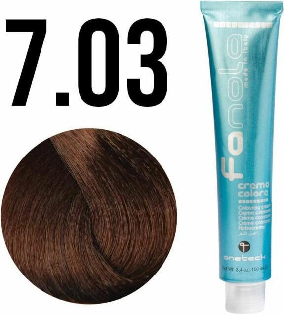 Produktbild Fanola 7*03 Rubio Calido 100ml (Warm Blonde)