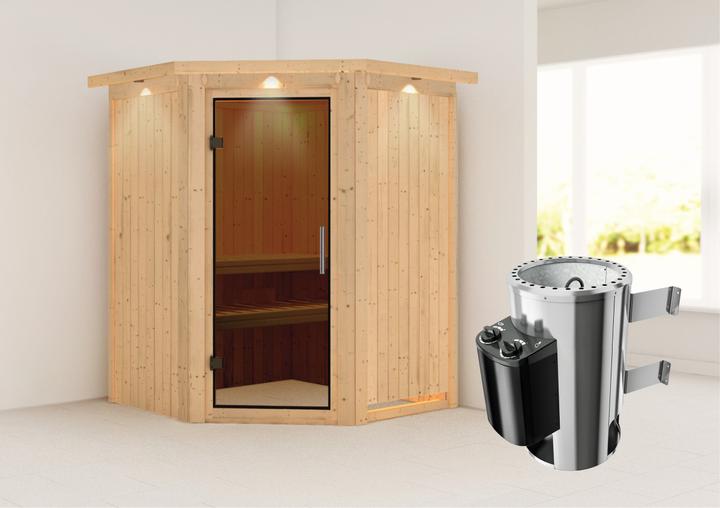Immagine prodotto Karibu Nanja con corona sul tetto (Controllo interno Plug & Play 3,6 KW)