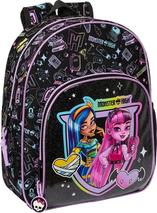 Produktbild Monster High Kinderrucksack Schwarz 28 x 34 x 10 cm
