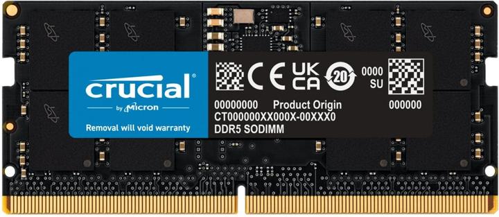 Produktbild Crucial SORAM D5 5600 24GB CL46 (1 x 24GB, 5600 MHz, DDR5-RAM, SO-DIMM)