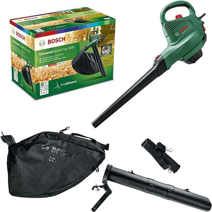 Productafbeelding Bosch Home & Garden UniversalGardenTidy 3000 (Elektrische stroom, Bladzuiger, Bladblazer, Vacuüm en ventilator)