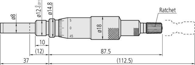 Produktbild Mitutoyo Einbaumikrometer (2.50 cm)