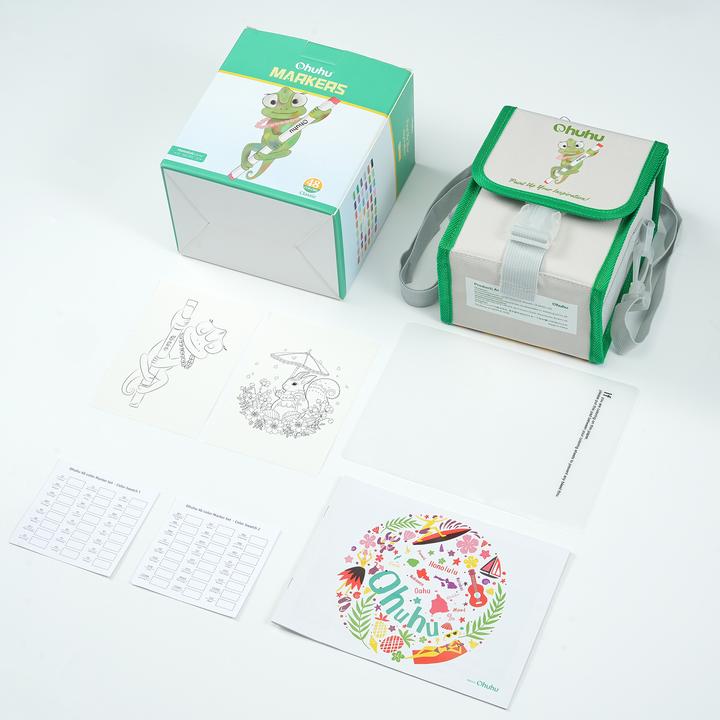 Produktbild Ohuhu Honolulu Kunstmarker (Mehrfarbig, 48 x)