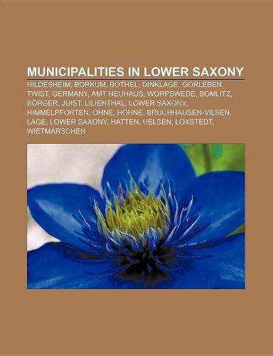 Actual product image Municipalities in Lower Saxony (English, Source: Wikipedia, 2021)