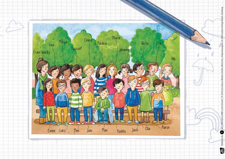 Immagine prodotto Das kleine WIR in der Schule. Kamishibai Bildkartenset (Tedesco, Daniela Kunkel, 2024)