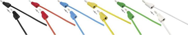 Actual product image Voltcraft Highly flexible test leads SET 2.0 m 30 V/AC, 60 V/DC 10 A (2 m)