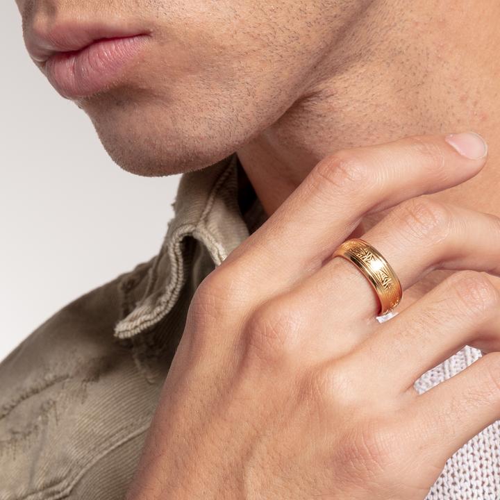 Actual product image Thomas Sabo Ring ornaments gold (60, 925 Silver)