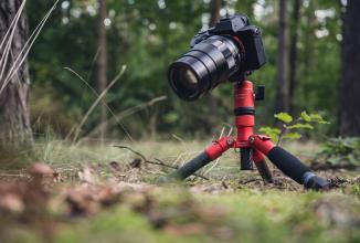 Actual product image Fotopro X Aircross 1 Mini Carbon Tripod grey (Plastic)