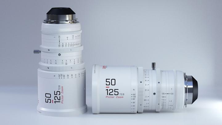 Actual product image Dzofilm Pictor Zoom 2-Lens Kit (50-125/20-55 T2.8) White (L-Mount)