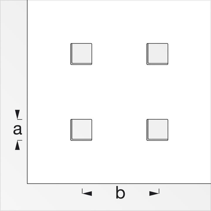 Produktbild Alfer Quadratlochblech (1000 mm, 120 mm, 0.70 mm)