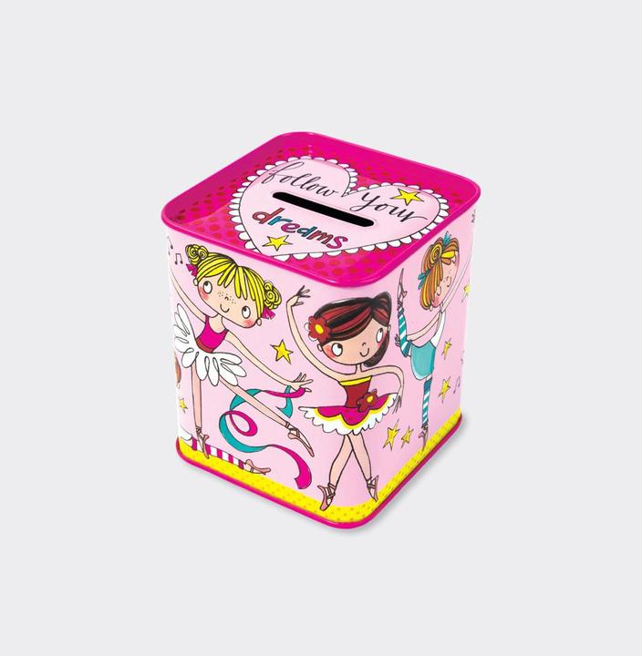 Actual product image Rachel Ellen Money box Ballerina, Pink (8 x 8 x 9 cm)