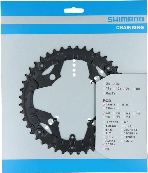 Produktbild Shimano Kettenblatt ACERA FC-T3010 44 Zä (44)