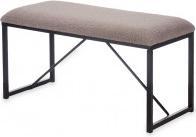 Image du produit Giftdecor banc en peau de mouton grise