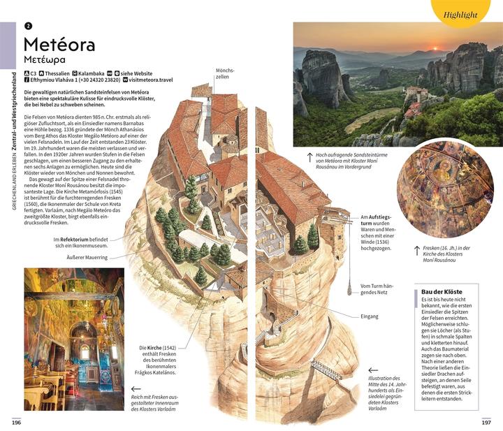 Image du produit Vis-à-Vis Reiseführer Griechenland, Athen & Festland (Allemand, DK Verlag Voyage, 2024)
