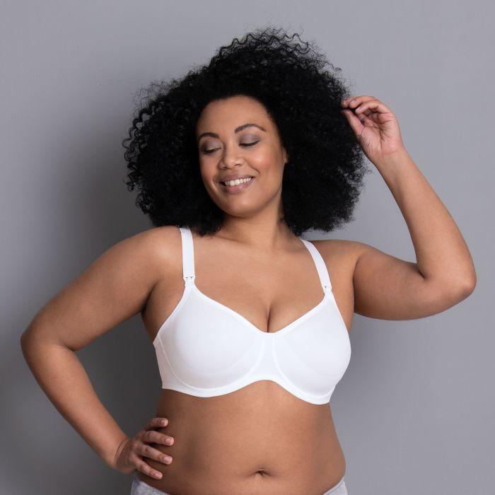 Actual product image Anita Underwired nursing bra, white, size 70 cup D (70 D)