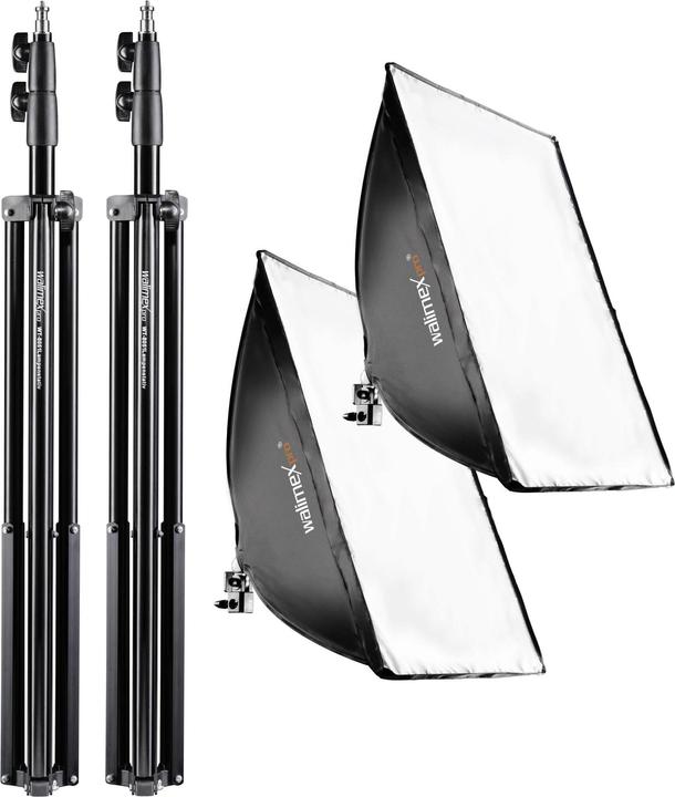Walimex Daylight 250 continuous light with softbox & tripod Duo Kit (Studio light)