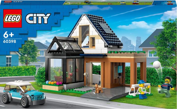 Actual product image LEGO Family home with electric car (60398, LEGO City)