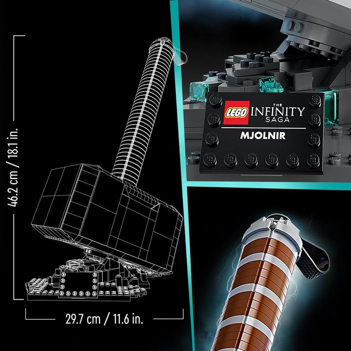 Image du produit LEGO Le marteau de Thor (76209, LEGO difficiles à trouver, LEGO Marvel)