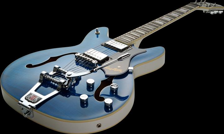 Image du produit Hagstrom Guitare électrique, Tremar Viking Deluxe, Cloudy Seas (Guitare électrique)