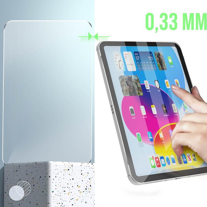Produktbild Avizar 9H Härtegrad Glas-Displayschutzfolie (1 Stück, iPad 10.9 (2022))