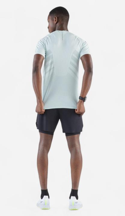 Immagine prodotto Kiprun Laufshirt kurzarm Herren nahtlos - Run 500 Comfort grün (XXL)
