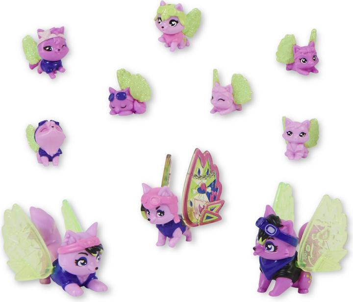 Immagine prodotto Hatchimals Cartone per uova Rainbowcation con famiglia di lupi, playset con 10 figure CollEGGtibles e 2 Zu