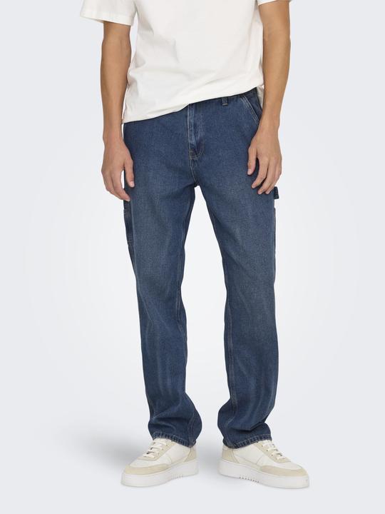 Image du produit Only & Sons ONSEDGE Taille moyenne Coupe droite Jeans Coupe normale jeans (34)