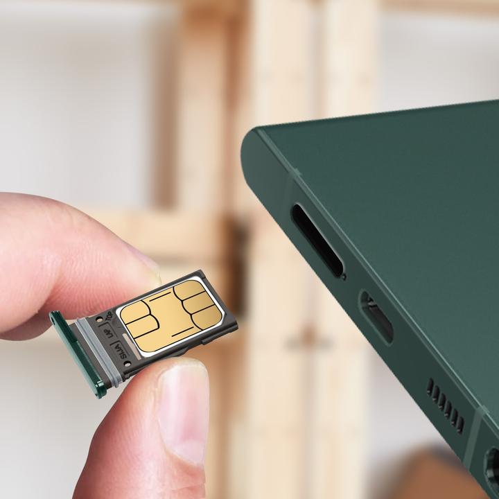 Produktbild Clappio Ersatz SIM-Halter (SIM-Halterung, Samsung Galaxy S22 Ultra)
