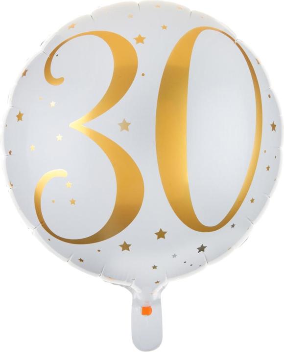Image du produit Santex Ballon 30 ans blanc - 35cm (1 x)