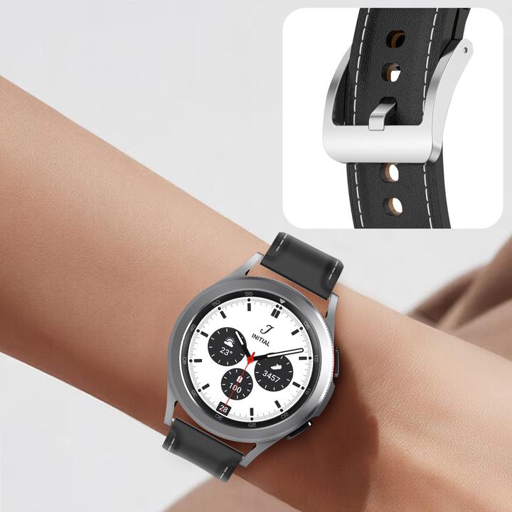 Produktbild Avizar Ersatzarmband (20 mm, Leder, Galaxy Watch 4, Watch 3)