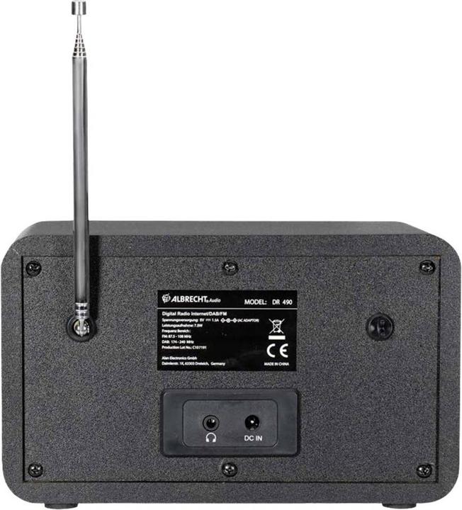 Produktbild Albrecht DR 490 (DAB+, UKW, Internetradio, WLAN)