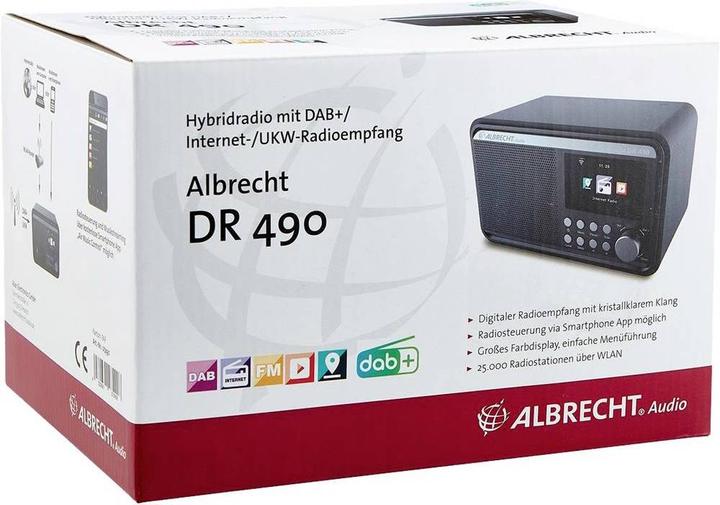 Produktbild Albrecht DR 490 (DAB+, UKW, Internetradio, WLAN)