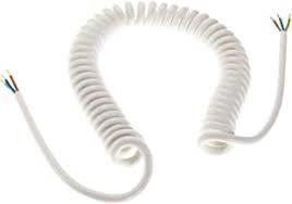 Produktbild Csdk SL Spiralkabel 3G1,5 Hvid PUR/PVC 1000/5000 mm