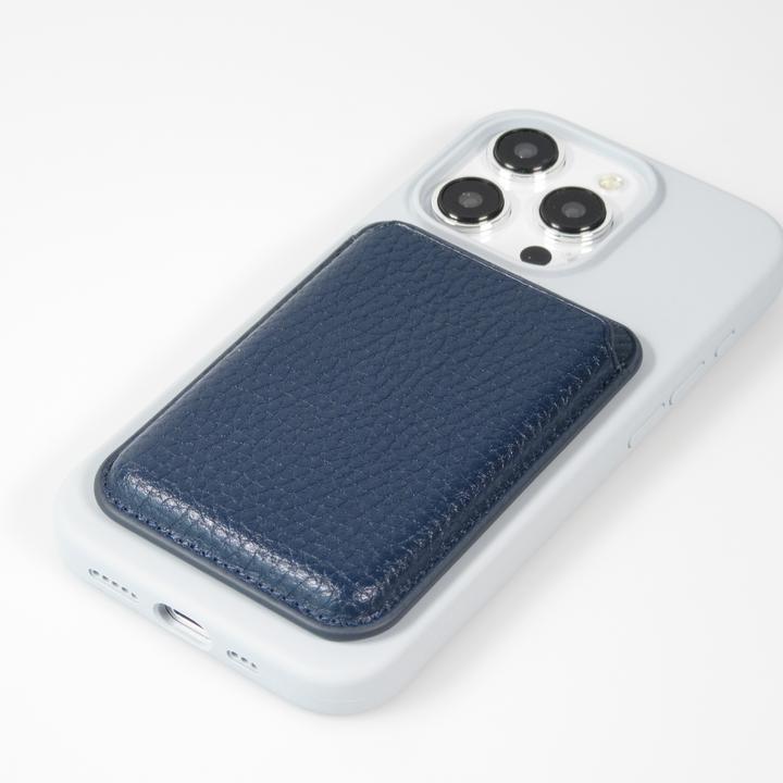 Actual product image PhoneLook MagSafe magnetic card holder made of vegan leather with strong magnets (Apple iPhone 12)